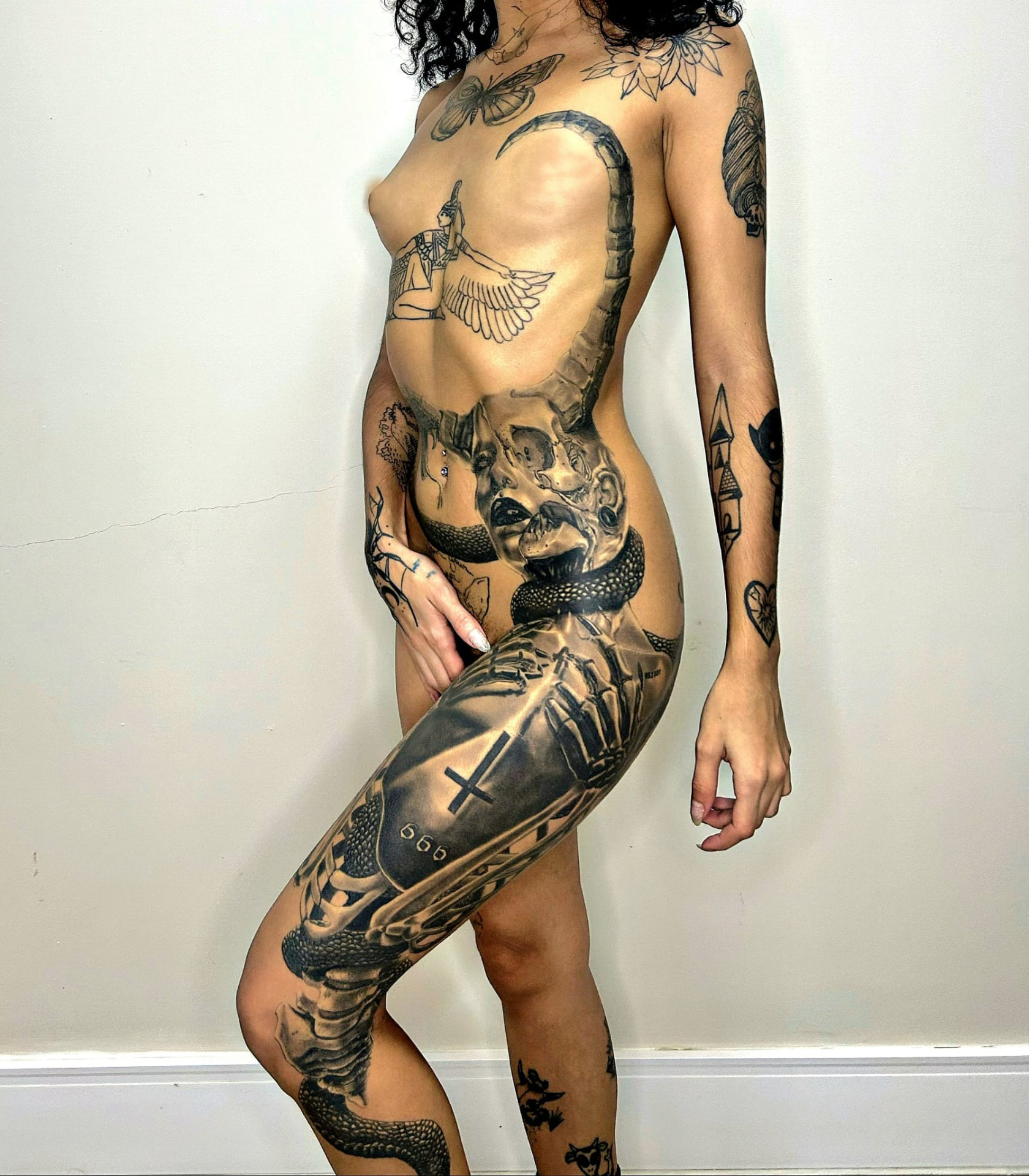 Full body tattoo work